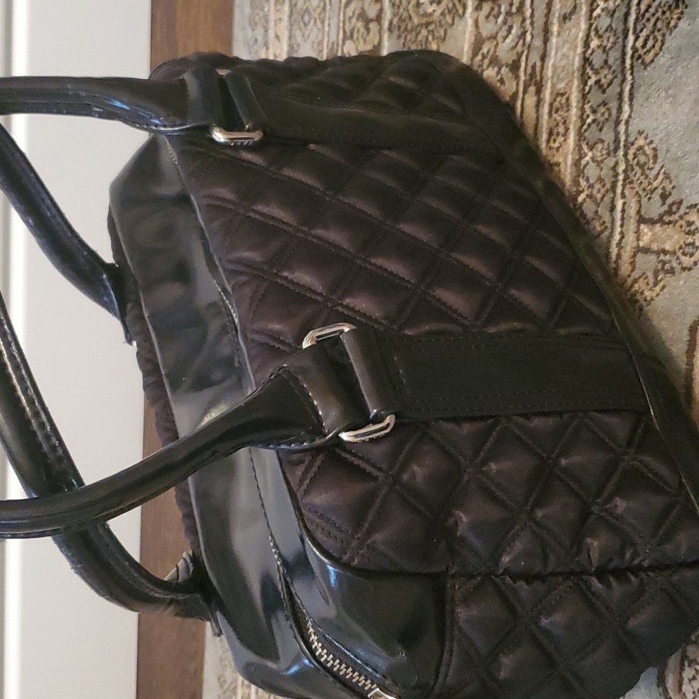 Jacobs by Marc Jacobs Vintage Quilted Black Satchel – Designer Leather Handbag